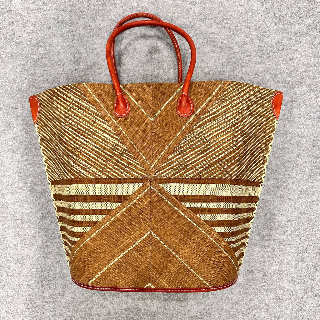 Mariposa Large Straw Tote Bag - Juniper Collective LLC