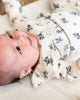 Floral Smocked Pointelle Romper (Organic Cotton) - Juniper Collective LLC