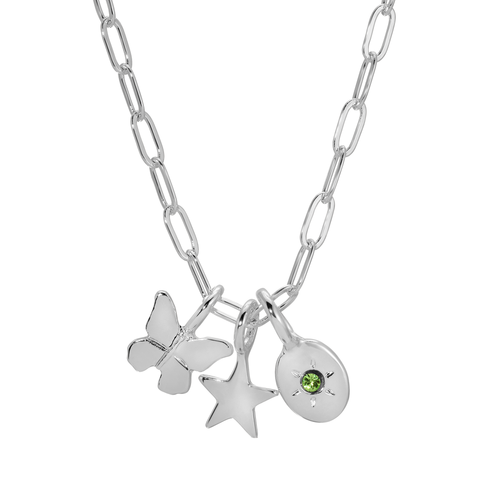 Charm Garden - Silver - Butterfly Charm - Juniper Collective LLC