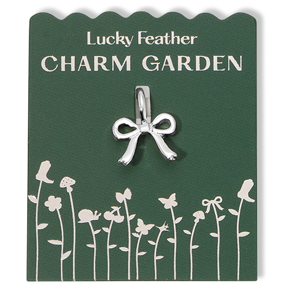 Charm Garden - Silver - Bow Charm - Juniper Collective LLC