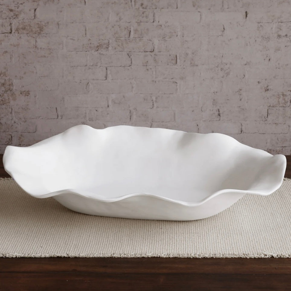 Vida Nube Extra Long Melamine Oval Platter - Juniper Collective LLC