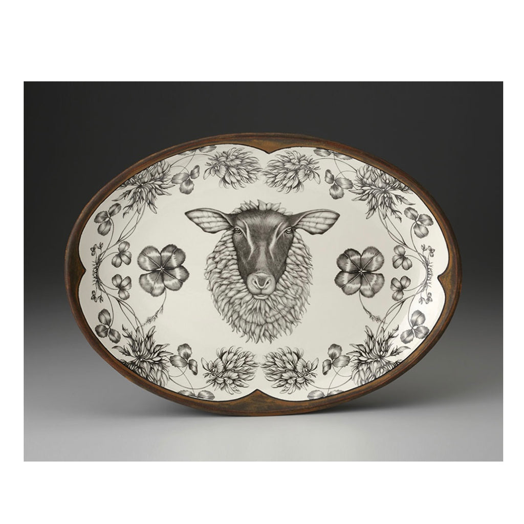 Laura Zindel Small Oval Platter - Juniper Collective LLC
