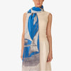 French Scarf in Des Rives Et Des Reves Blie - Juniper Collective LLC