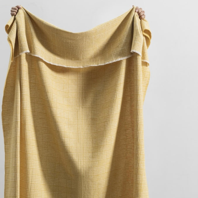 Sutton Plaid Throw in Cider - Juniper Collective LLC