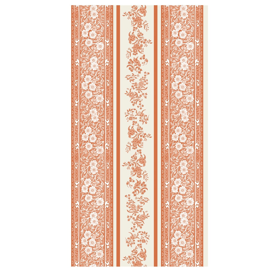 Pumpkin Burleigh Striped Guest Napkin - Juniper Collective LLC