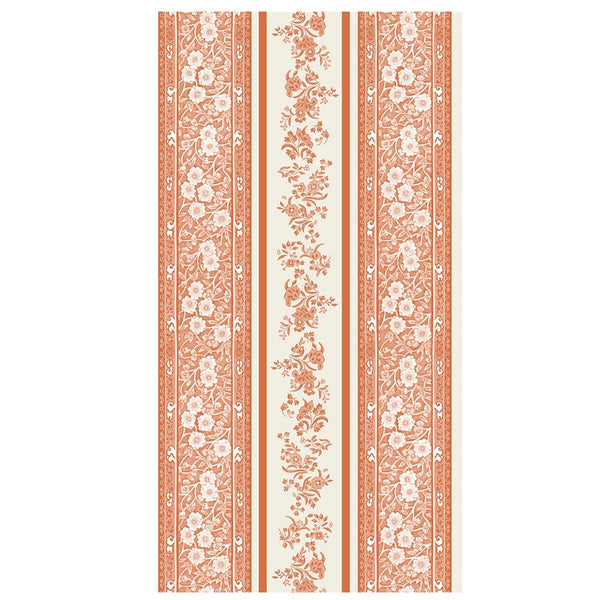 Pumpkin Burleigh Striped Guest Napkin - Juniper Collective LLC