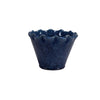 Stoneware Planter with Ruffle Edge - Juniper Collective LLC
