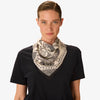 French Square Scarf in Barocco Black - Juniper Collective LLC