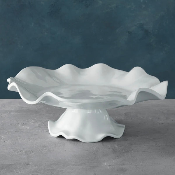 Vida Havana Melamine Pedestal Cake Plate - Juniper Collective LLC