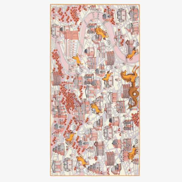 French Scarf in Rome Powder - Juniper Collective LLC
