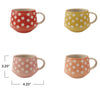 Stoneware Mug with Polka Dots - Juniper Collective LLC