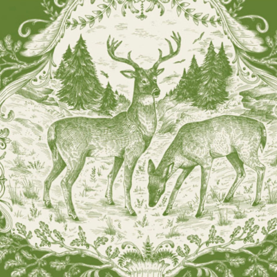 Fable Toile Cocktail Napkins - Juniper Collective LLC