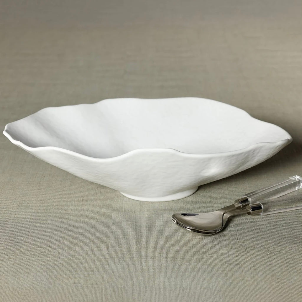 Alfresco Ceramic Wavy Bowl - Juniper Collective LLC
