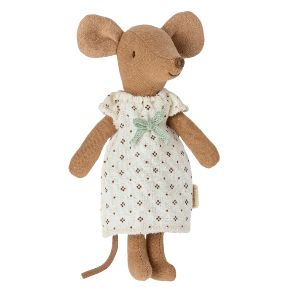 Maileg Big Sister in Matchbox , Nightgown - Juniper Collective LLC