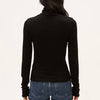 Tara Crop Turtleneck in Black - Juniper Collective LLC