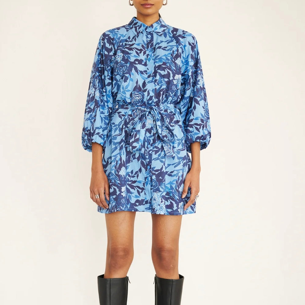 Daisy Dress in Bibi Rose Clematis - Juniper Collective LLC