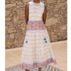 Geneva Sleeveless Maxi Dress in Blue - Juniper Collective LLC