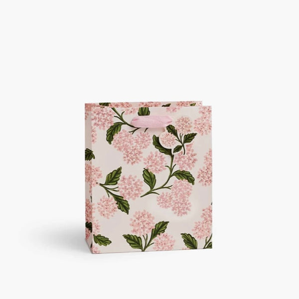 Pink Hydrangea Medium Gift Bag - Juniper Collective LLC