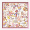 French Square Scarf in Pagode Off White - Juniper Collective LLC