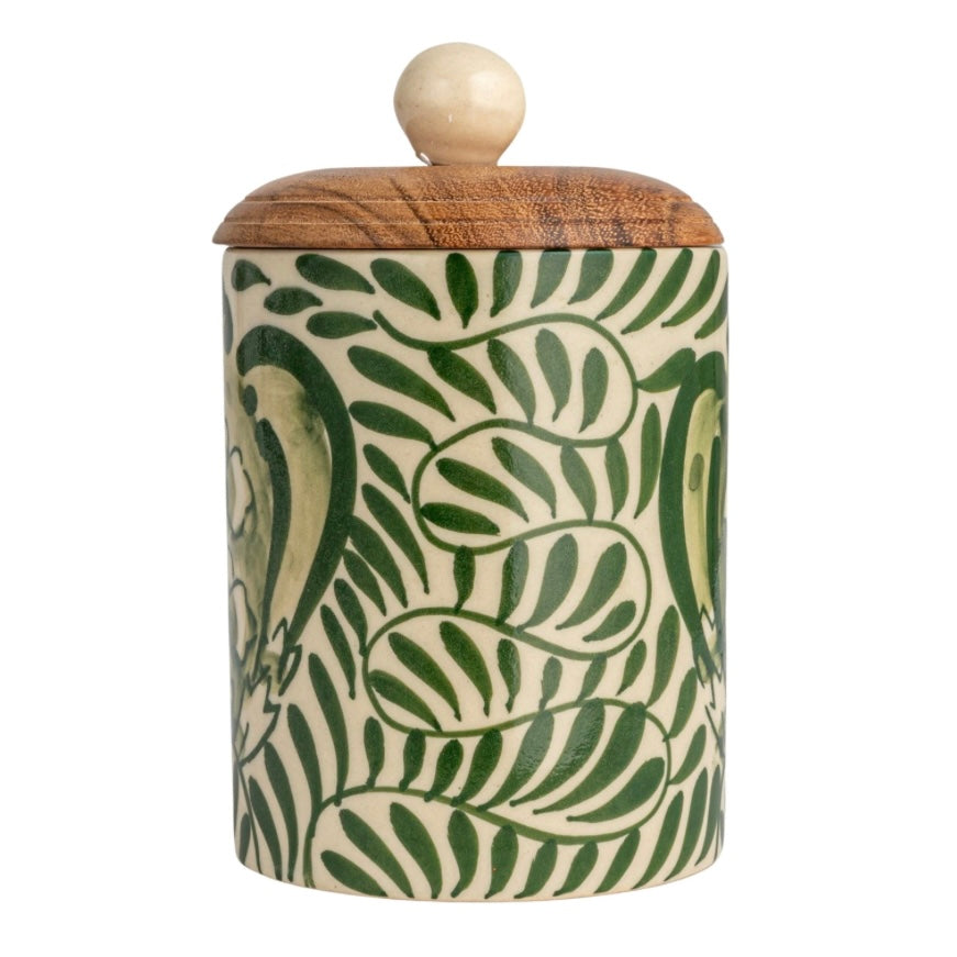 Hand Painted Canister