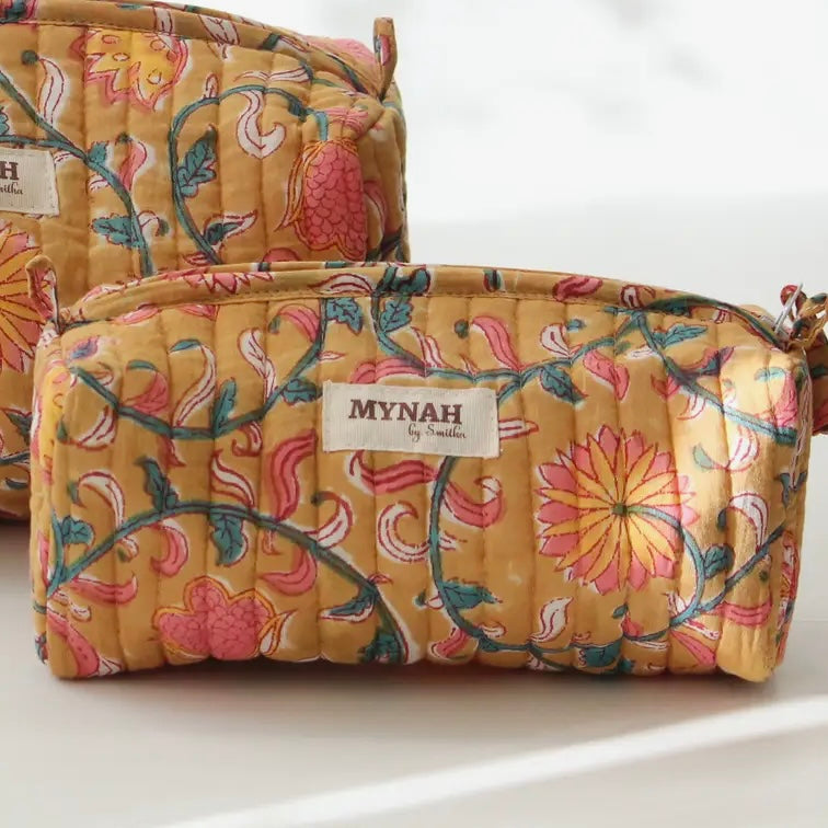 Floral Organizer Pouch-Small - Juniper Collective LLC