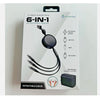 6 in 1 Retractable Cable with Fast Charge Adapter in Navy - Juniper Collective LLC