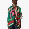 French Scarf in Jardin Fuschia - Juniper Collective LLC
