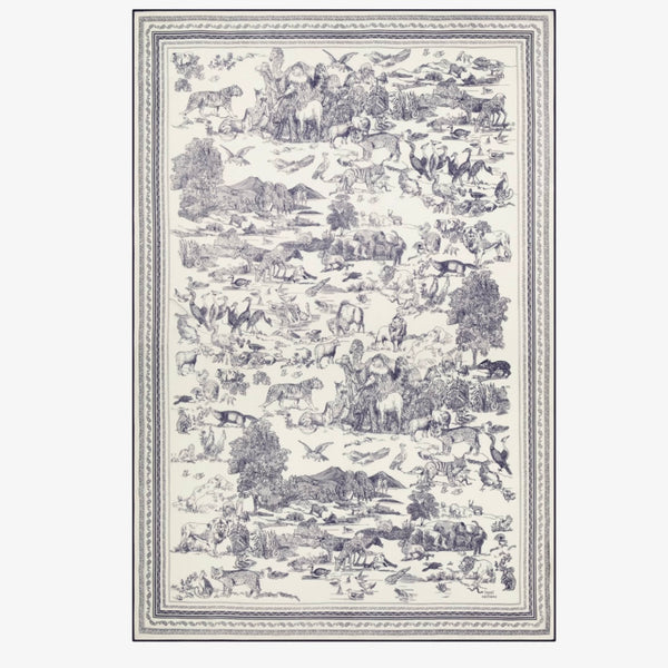 French Scarf  Reverie in White - Juniper Collective LLC