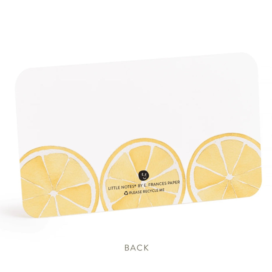 Lemon Little Notes - Juniper Collective LLC