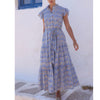Florence Ruffle Collar Maxi Dress - Juniper Collective LLC