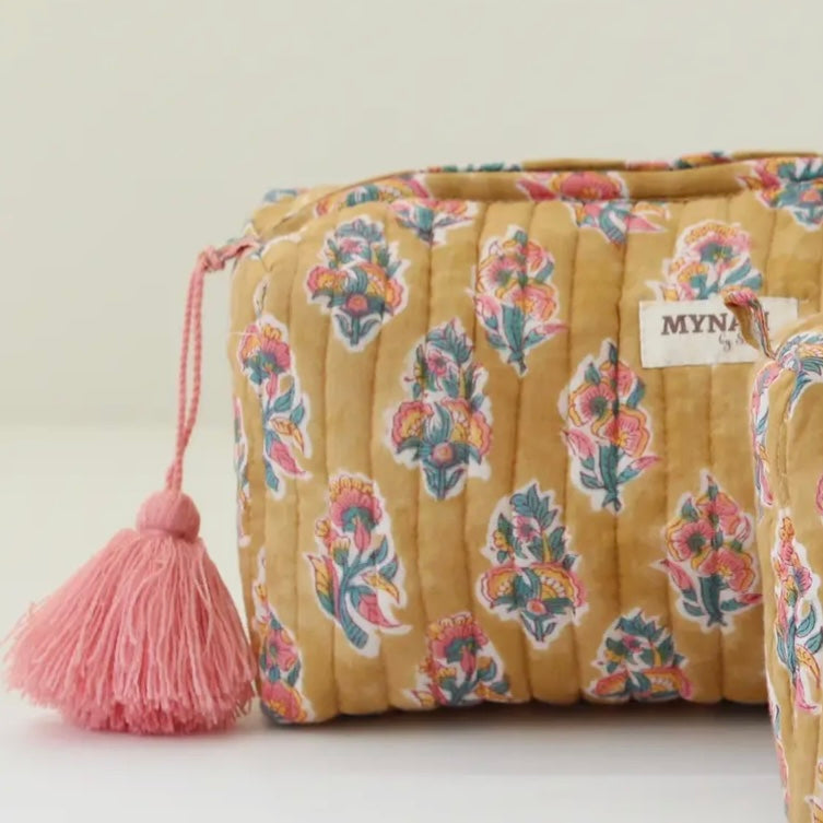 Floral Travel Bag-Large - Juniper Collective LLC