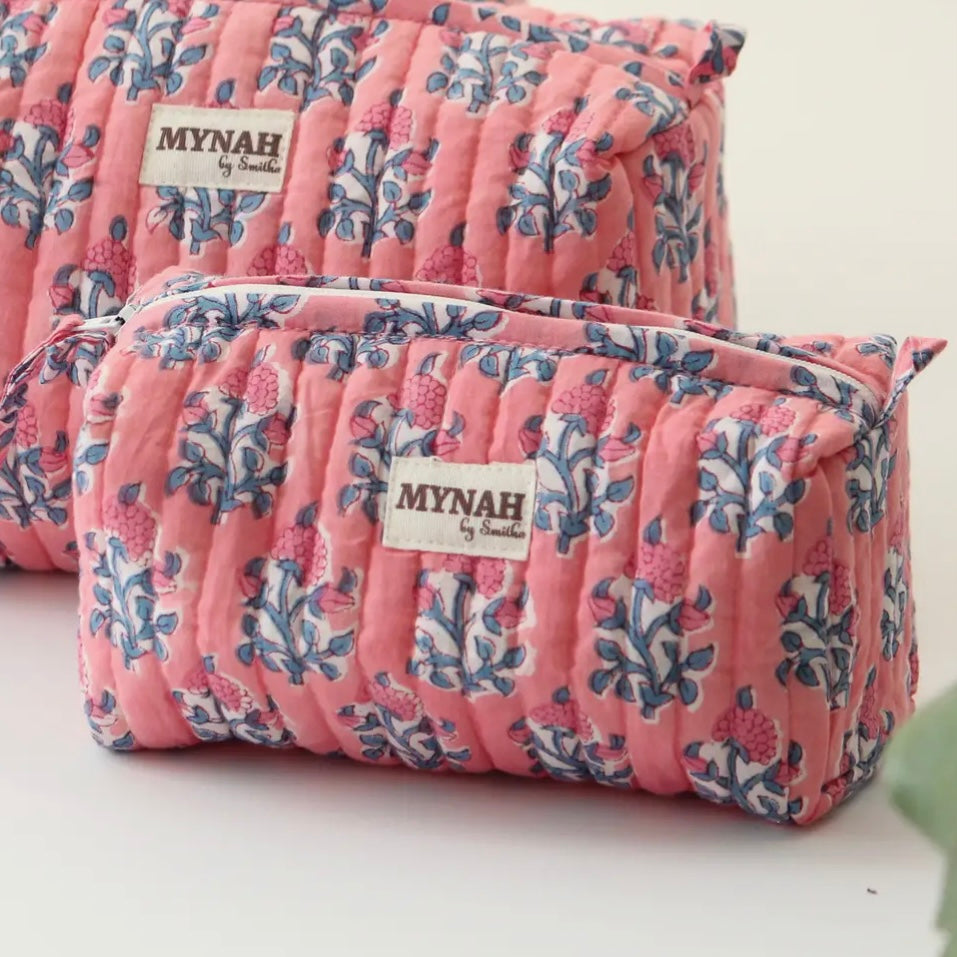 Floral Organizer Pouch-Small - Juniper Collective LLC