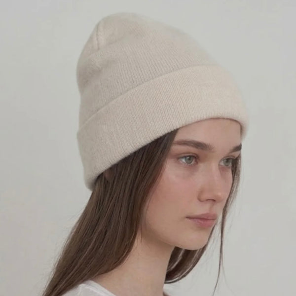 Classic Beanie in Ivory - Juniper Collective LLC