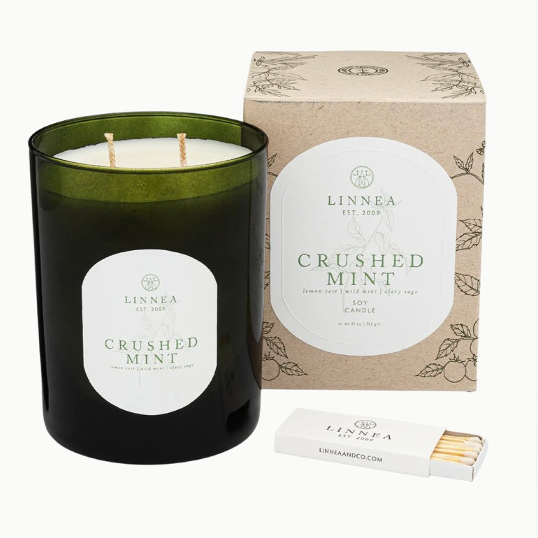 Crushed Mint Candle - Juniper Collective LLC