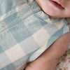 Blue Check Pocket Onesie - Juniper Collective LLC