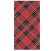 Red Plaid Guest Napkins - Juniper Collective LLC