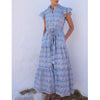 Florence Ruffle Collar Maxi Dress - Juniper Collective LLC