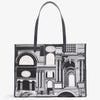 Louvre Architecture Shopping Bag - Juniper Collective LLC