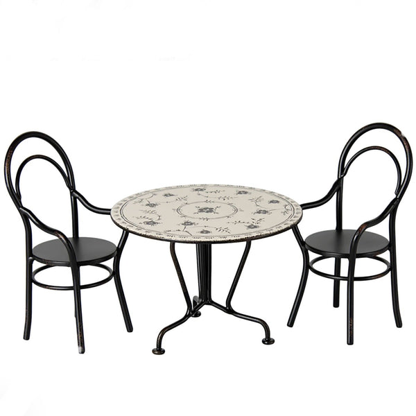 Maileg Dining Table Set with 2 Chairs - Juniper Collective LLC