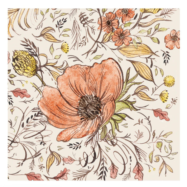 Autumn Arrangement Cocktail Napkins - Juniper Collective LLC