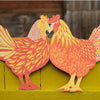 Chicken Concertina Garland - Juniper Collective LLC