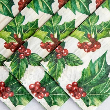Holly Guest Napkins