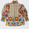 Smocked Shirt with Custard Floral - Juniper Collective LLC