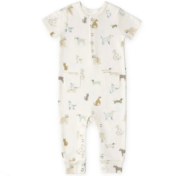 Dog Days Short Sleeve Romper - Juniper Collective LLC