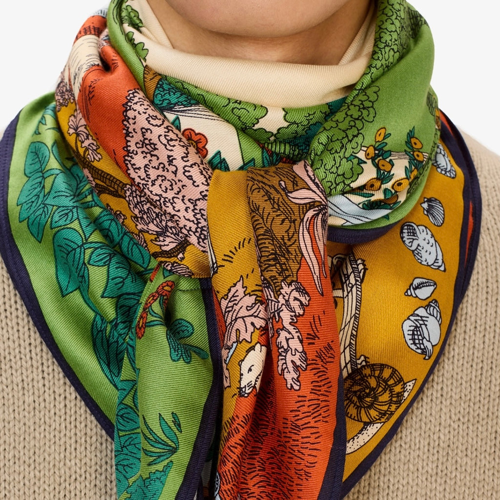 French Scarf Quatre Saisons - Juniper Collective LLC