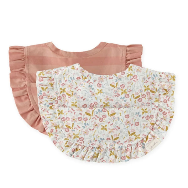 Water Repellent Ruffle Baby Bibs - Juniper Collective LLC