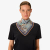 French Square Scarf in  Pagode Denim - Juniper Collective LLC
