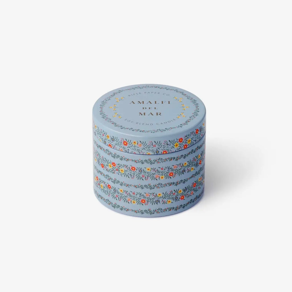Rosette Amalgi Del Mar 3oz Tin Candle - Juniper Collective LLC