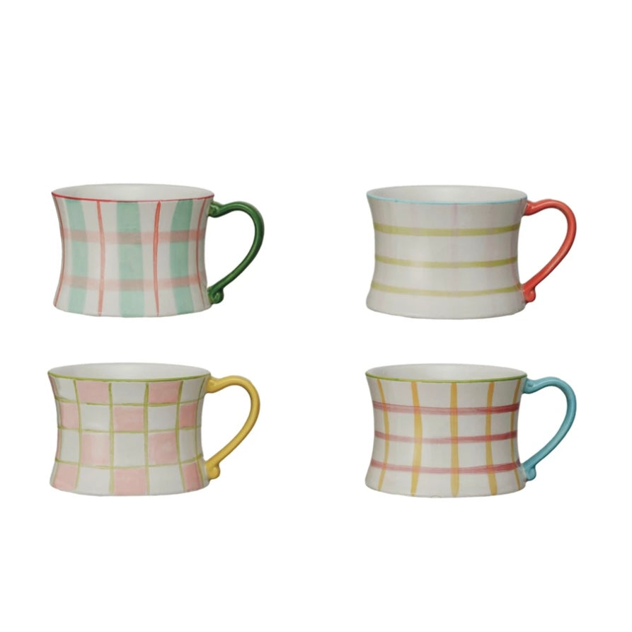 Stoneware Mug with Pattern - Thumbnail 2