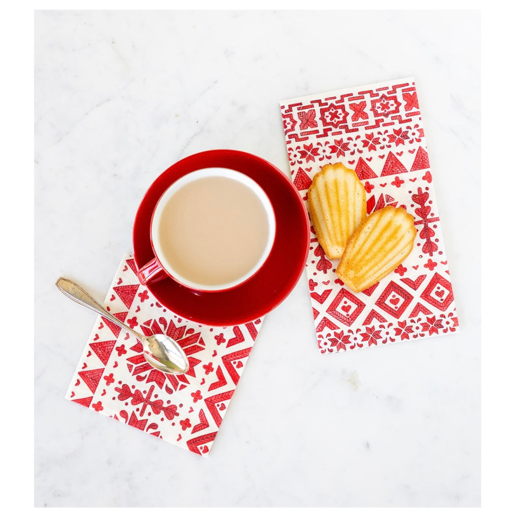 Faire Isle Guest Napkins - Juniper Collective LLC